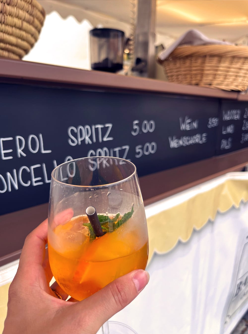 Bar Piazza Preisliste